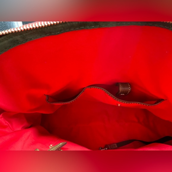 Dooney & Bourke Florentine Double Strap Tassel Large Shoulder Bag, Brown - Picture 10 of 16